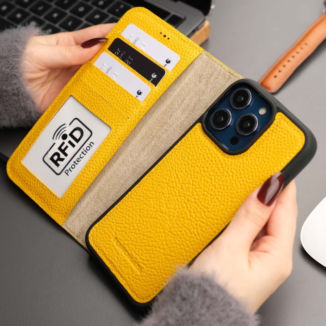 Casper iPhone 17 Pro Max Leder Wallet Case – MagSafe Kompatibel