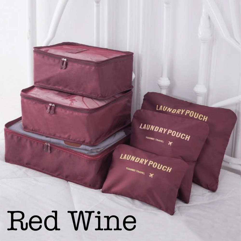 6-teiliges Reise-Organizer-Set